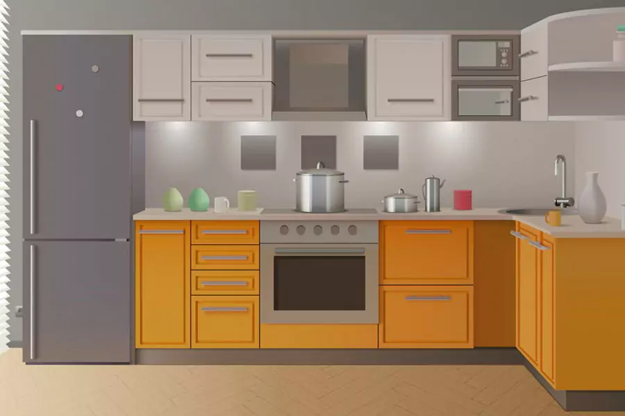 L-Shape Kitchen design