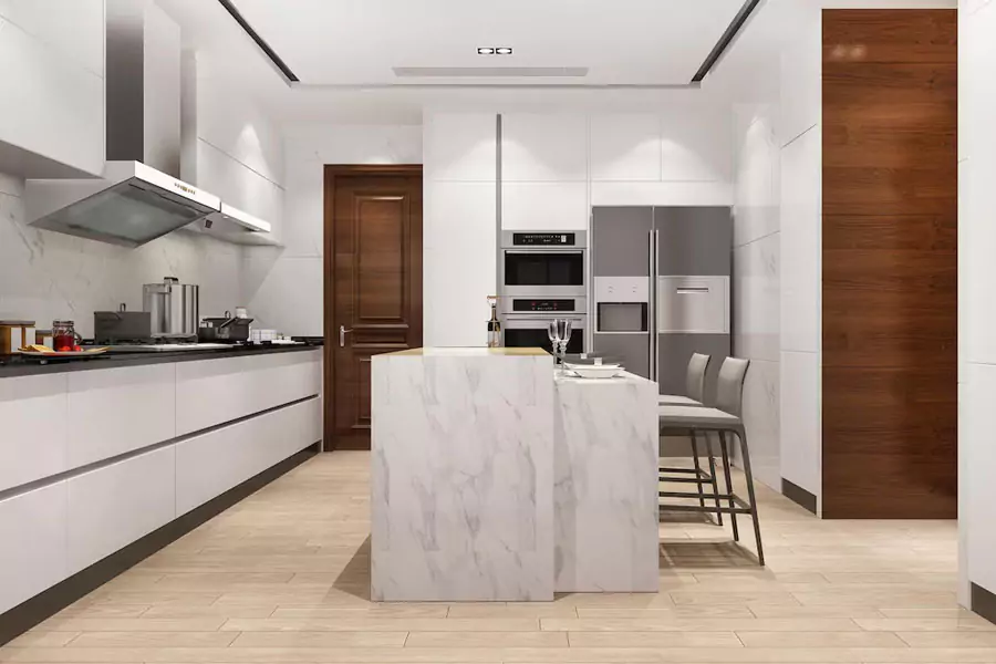 U-Shape Kitchen design