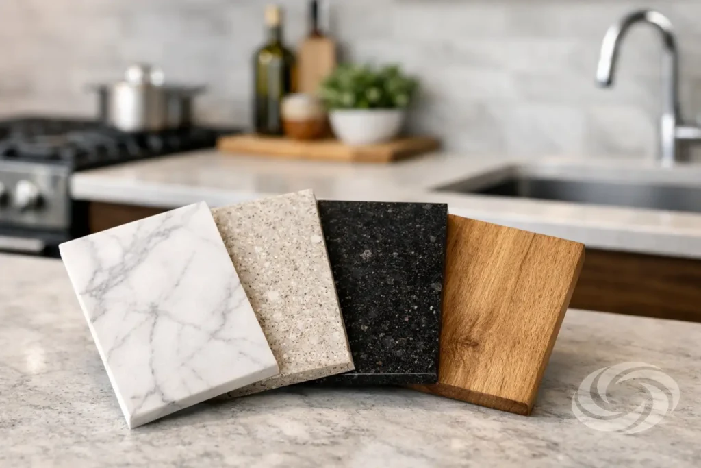 Countertop Material Comparison for Real Kitchens