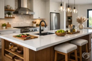 Kitchen Island Design for a Hardworking Home