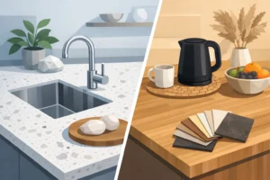 Quartz Versus Laminate Countertops Compared